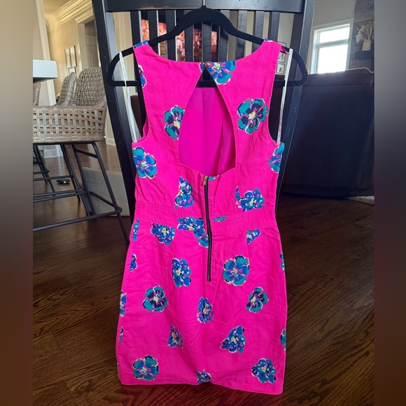 Lilly Pulitzer Pink and Blue Floral Dress - Picture 2 of 3